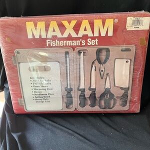 MAXAM Fisherman's Set - With Storage Case fish processing tools